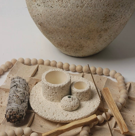 Handmade Sage and Insense Burner Stand