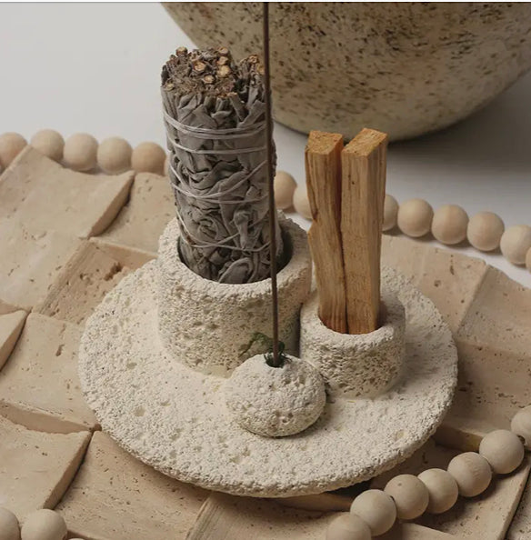 Handmade Sage and Insense Burner Stand