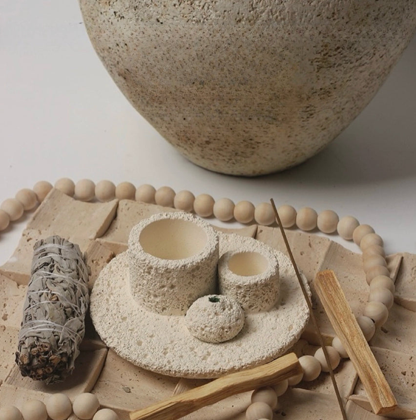 Handmade Sage and Insense Burner Stand